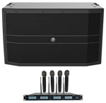 Mackie DRM12A 2000 Watt 12" Powered Active Dj Pa SPEAKER+4) Wireless Microphones. Fixed Price $1733.94.