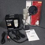 Samson G-track Usb Condenser Microphone Bundle Silver SAGM1U W/ PS01 Pop Filter. Fixed Price $52.64.