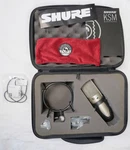 Shure KSM32 Cardioid Condenser Microphone With Case And Accessories. Fixed Price $450.00.