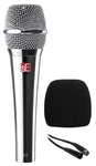 Se Electronics V7 Chrome Dynamic Microphone Handheld Mic+external Windscreen. Fixed Price $139.00.