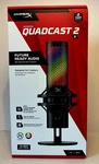 Hyperx Quadcast 2 Usb Microphone For Gaming, Streaming, And Podcasting. Fixed Price $123.00.