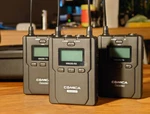 Comica CVM-WM200(A) Uhf Wireless Lavalier Microphone System Dual-channel Record. Fixed Price $129.99.