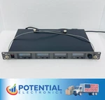 Used Mipro ACT-747 Quad-channel Uhf Wideband Receiver, Freq: 5UA (482-554). Fixed Price $515.00.