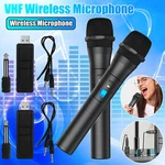 2PCS Wireless Vhf Professional Microphone Handheld System Karaoke W/receiver. Fixed Price $17.98.