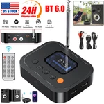 Bluetooth 6.0 Transmitter Receiver 2 In 1 Wireless Audio 3.5MM Jack Aux Adapter. Fixed Price $24.99.