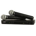 Shure BLX288/PG58 2-CHANNEL Wireless System H10: 542.125-571.800MHZ SKU2011839. Fixed Price $393.02.