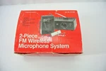 Vintage Realistic 2-PIECE Fm Wireless Microphone System 32-1220. Fixed Price $30.00.