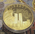 American Mint Americn Spirit Remembering 9/11 Liberty Medal Coin #03725. Fixed Price $55.00.