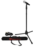 Rockville Pro Kit 1 High-end Metal Microphone+mic Stand+carry Bag+cable. Fixed Price $44.95.
