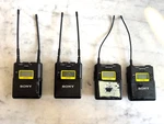 (2) Sony UTX-B40 Wireless Bodypack Transmitters & Receivers (read Description). Fixed Price $500.00.