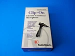 Radio Shack 33-3013 Electret Condenser Clip-on Microphone Omnidirectional. Fixed Price $9.98.