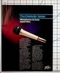 Vintage Peavey Celebrity Series Microphone Ad Print Music Equipment Ephemera. Fixed Price $17.10.