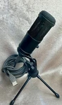 Usb Professional Condesnser Microphone, With Hinge Bracket Data Cable Used. Fixed Price $14.99.