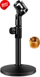 Desktop Microphone Stand Adjustable Clip Blue Yeti Snowball. Fixed Price $26.99.