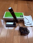 Vintage Magnavox 1A9210 Dynamic Microphone W/ Stand & Original Box. Fixed Price $19.00.