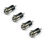 New 4-PACK 3.5MM 1/8" Trrs 4-POLE Mini Plug Audio Microphone Panel Mount Jack. Fixed Price $19.95.