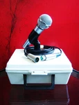 Vintage 1970'S Shure PE588 Dynamic Cardioid Microphone Hi Z W Accessories # 2. Fixed Price $125.00.