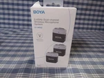 Boya BY-M1V2 Wireless Dual Channel Microphone System (new Open Box) Free Shippin. Fixed Price $75.00.