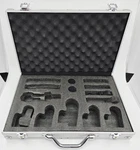 Pyle PDKM7 Drum Microphone Kit Gray Metal Case, Wind Screens & Foam Only. Fixed Price $41.99.