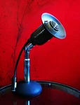 Vintage 1940'S Rca Type MI-6206-G Aero Pressure Microphone W Stand & More Prop. Fixed Price $599.00.