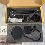 Sudotack ST-800 Usb Podcast Microphone Kit W/ Boom Arm & Pop Filter Open Box. Fixed Price $34.99.