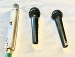 Studio Microphones With Cords Set Of 3. Fixed Price $160.00.