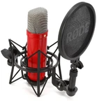 Rode NT1 Signature Series Condenser Microphone With SM6 Shockmount And Pop. Fixed Price $159.00.