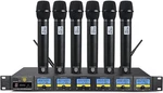 Proreck MX66 6-CHANNEL Uhf Wireless Microphone System For Party. Fixed Price $165.99.
