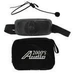 Black Waist Band Portable Battery Power Pa System With Headset Microphone (new). Fixed Price $29.50.