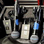Shure UR4D+ J5 BETA58 WL184 Wireless Handheld Beltpack System UR1 UR2. Fixed Price $1450.00.