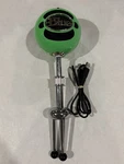 Blue Snowball Usb Condenser Microphone - Neon Green W/stand & Cable Works. Fixed Price $39.99.
