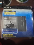 New Sony ECM-CR120 Electret Condenser Cable Consumer Noise Reduction Microphone. Fixed Price $20.00.