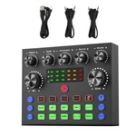 Multi-function V8S Sound Card W/rich Effect Live Broadcast Audio Equipment. Fixed Price $21.59.