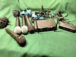 Pyle 2-CHANNEL Uhf Wireless Handheld System PDWM3375 W/ 4 + Accessories. Fixed Price $44.88.