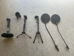Onstage Auphonix Mic Stands Pop Filters Bundle Recording Equipment. Fixed Price $25.00.
