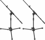 (2) New On-stage Stands MS7411TB Short Microphone For Amp Kick Snare. Fixed Price $87.00.
