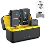Neewer CM28 Pro Wireless Lavalier Lapel Microphone System With Charging Case. Fixed Price $140.00.
