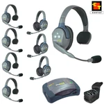 Eartec Headsets Ultralite Hd Ver. Hub Base Intercom System For 5 To 8 Person. Fixed Price $2100.00.