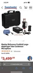 Manley Reference Cardioid Condenser Wired Xlr Professional Microphone. Fixed Price $2800.00.