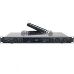 Technical Professional Uhf Dual Handheld Wireless Microphone System Mics. Fixed Price $179.99.