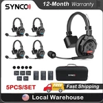 Synco Xtalk X5 Wireless Intercom Headset System 2.4GHZ Full Duplex 350M/1148FT. Fixed Price $399.00.