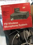 Realistic Fm Wireless Microphone System A378 Jv. Fixed Price $8.44.
