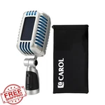 Carol CLM-101 Vintage Wired Dynamic Microphone Blue. Fixed Price $209.95.