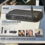 Pyle Lavalier Headset Mics Transmitter Receiver Karaoke Dj Party PDWM2140. Fixed Price $34.99.