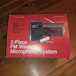 Radio Shack-tandy Corp, Realistic 32-1220 2-PIECE Fm Wireless Microphone System. Fixed Price $45.00.