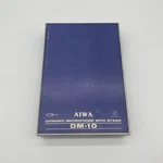Vintage Aiwa DM-10 Dynamic Microphone With Stand Brand. Fixed Price $84.99.