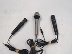 Lot Of 3 Panasonic Mics, WM2057P X2, WM-1100 X1 *as-is/untested* EB-19115. Fixed Price $39.99.