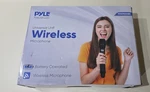 Pyle PDWM224BK Uhf Wireless Microphone System, Handheld Mics - Black. Fixed Price $69.95.