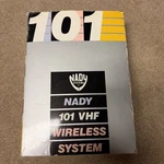 Nady 101 Vhf Wireless Microphone System Clip Transmitter In Box. Fixed Price $24.95.