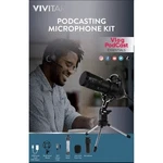 Vivitar Vlog Podcast Microphone Kit With Stand & Cable (VIVMIC826) - Ln. Fixed Price $14.58.